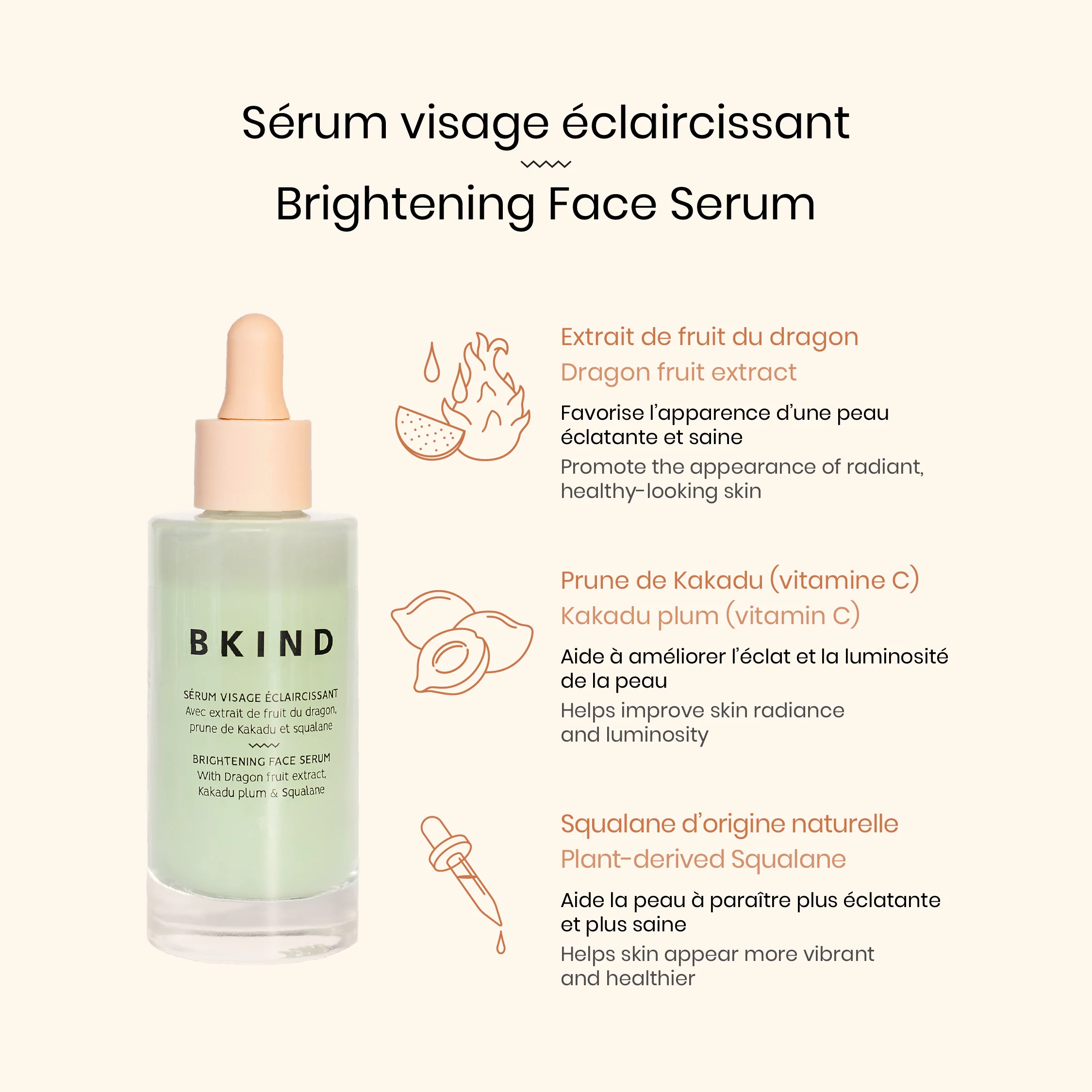 Brightening Face Serum with vitamin C & Squalane - Image 6