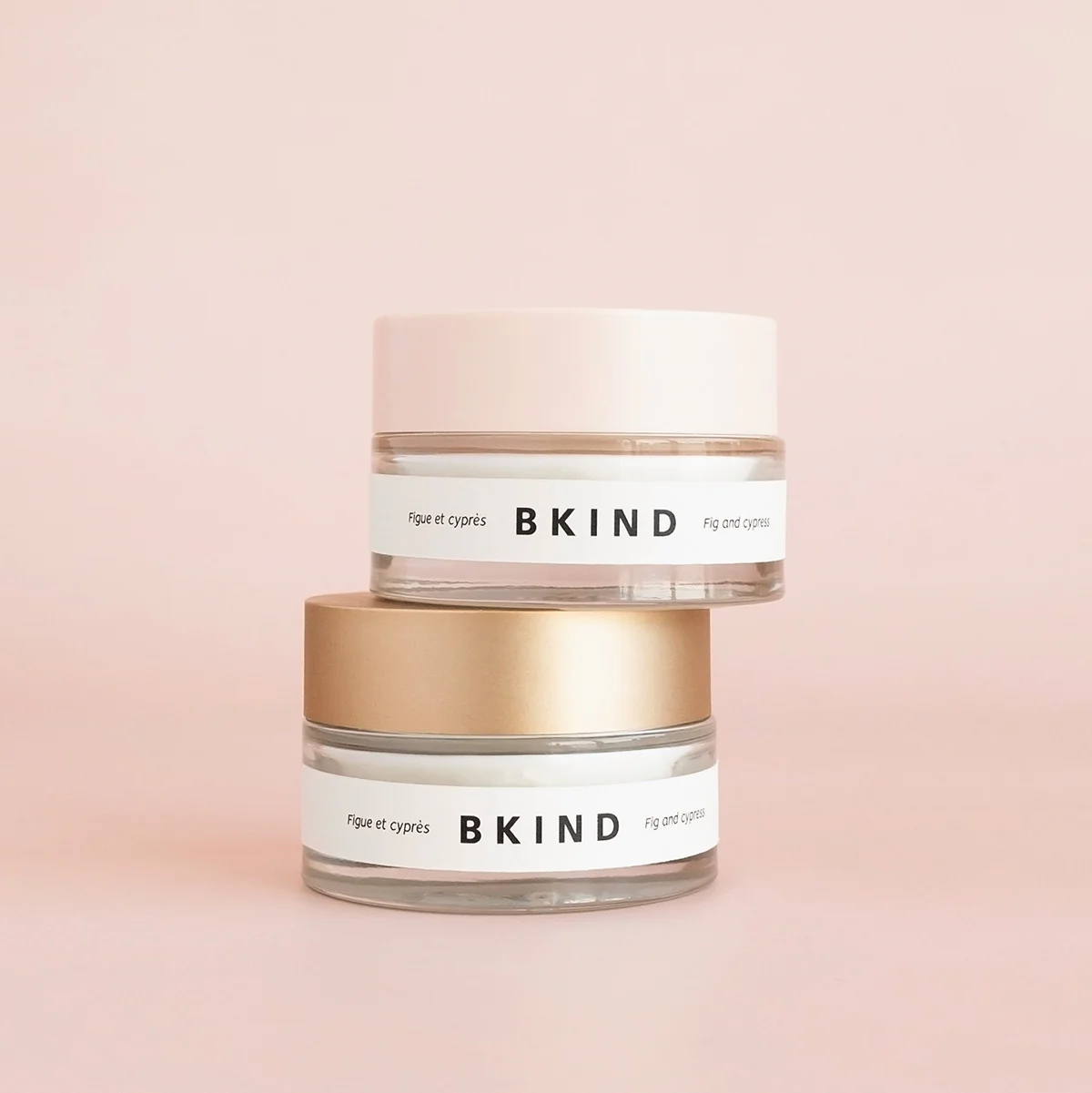Candle - Fig and Cypress (in a reused moisturizer jar)