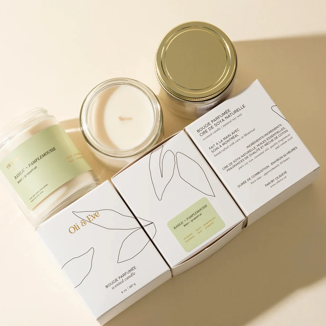Oli & Eve Candle - Basil & Grapefruit - Image 3