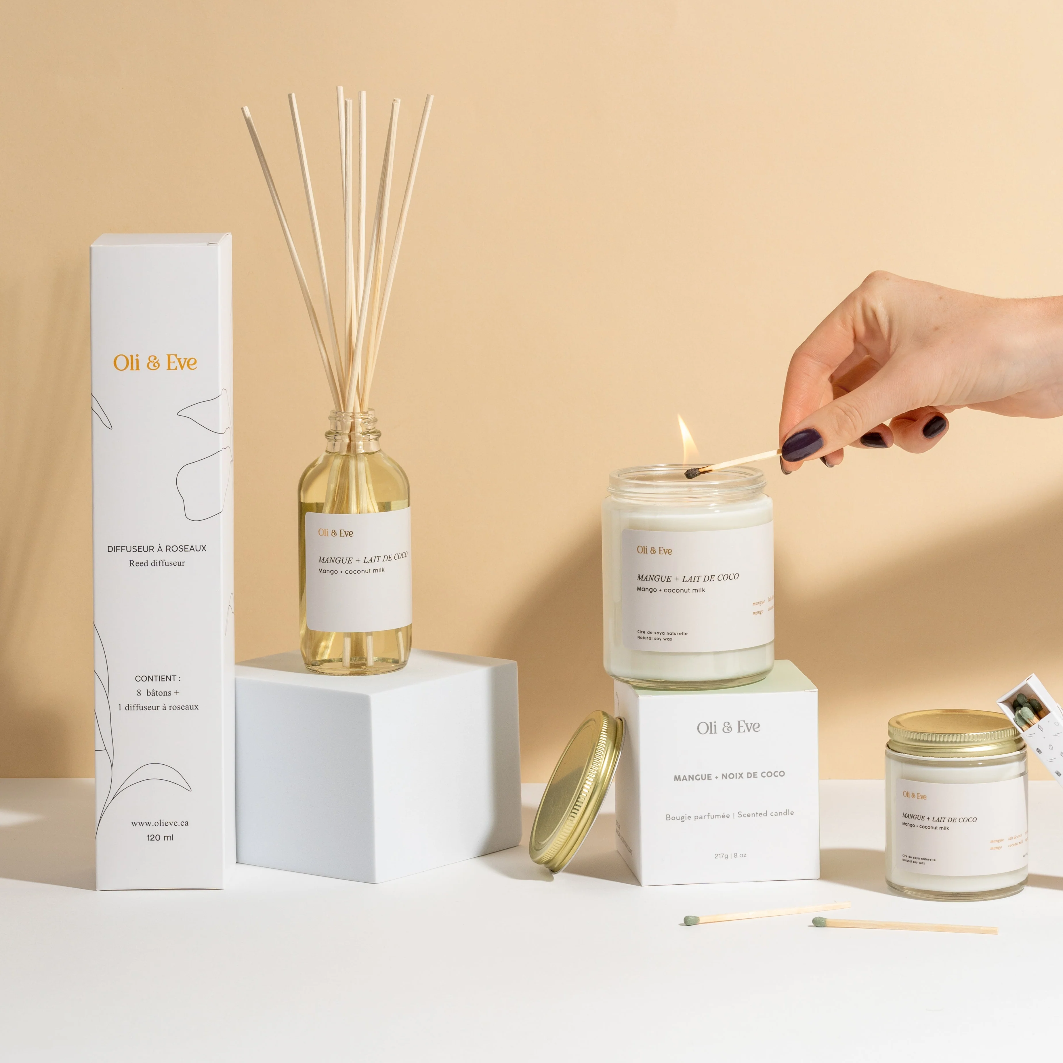 Oli & Eve Candle - Mango & Coconut milk - Image 3
