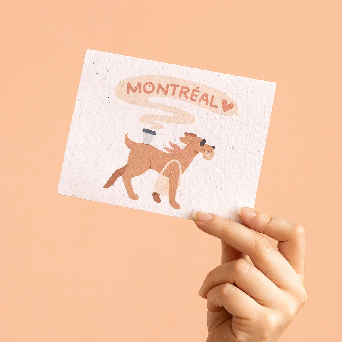 Plantable card - Montreal stroll