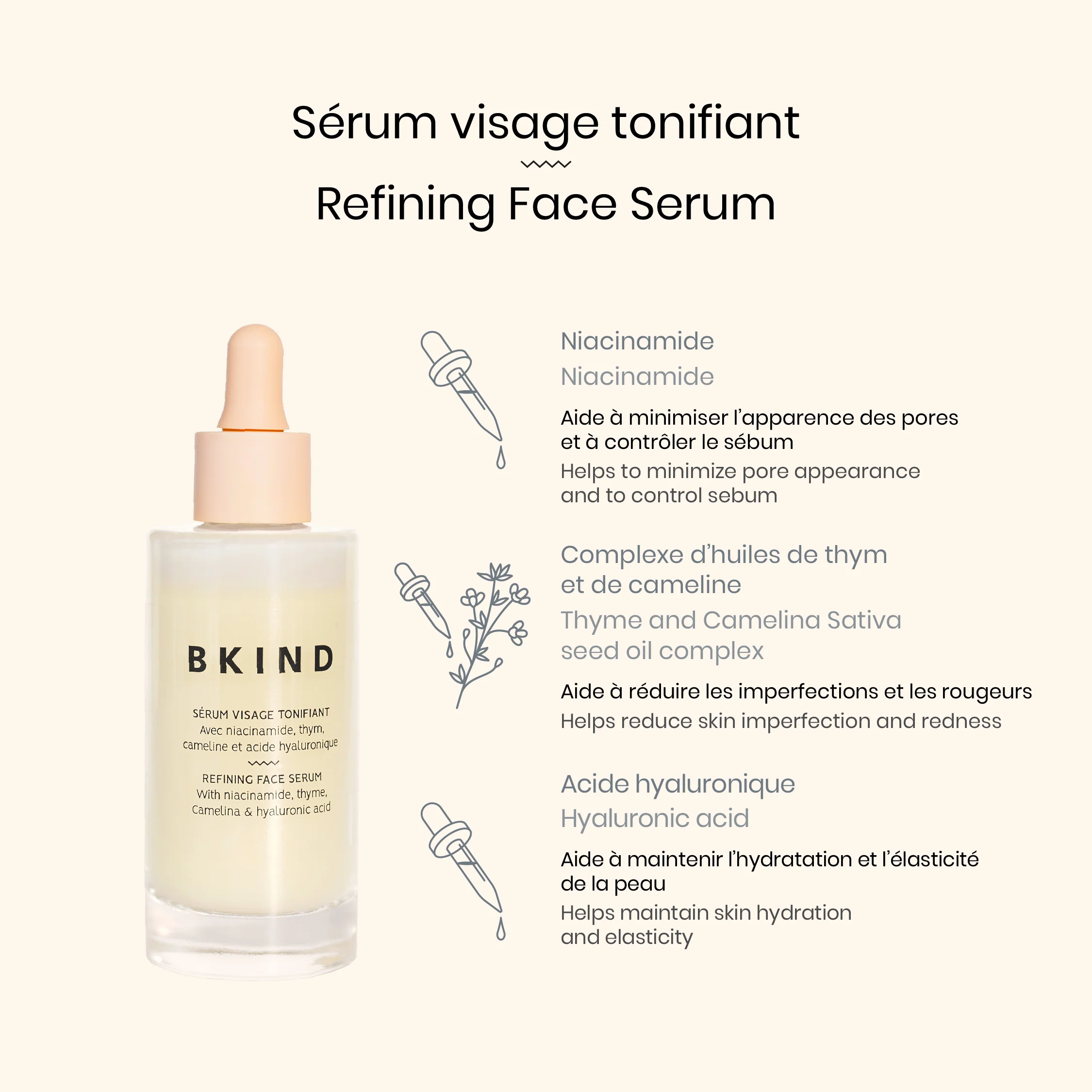 Refining Face Serum with Niacinamide & Witch Hazel Water - Image 5