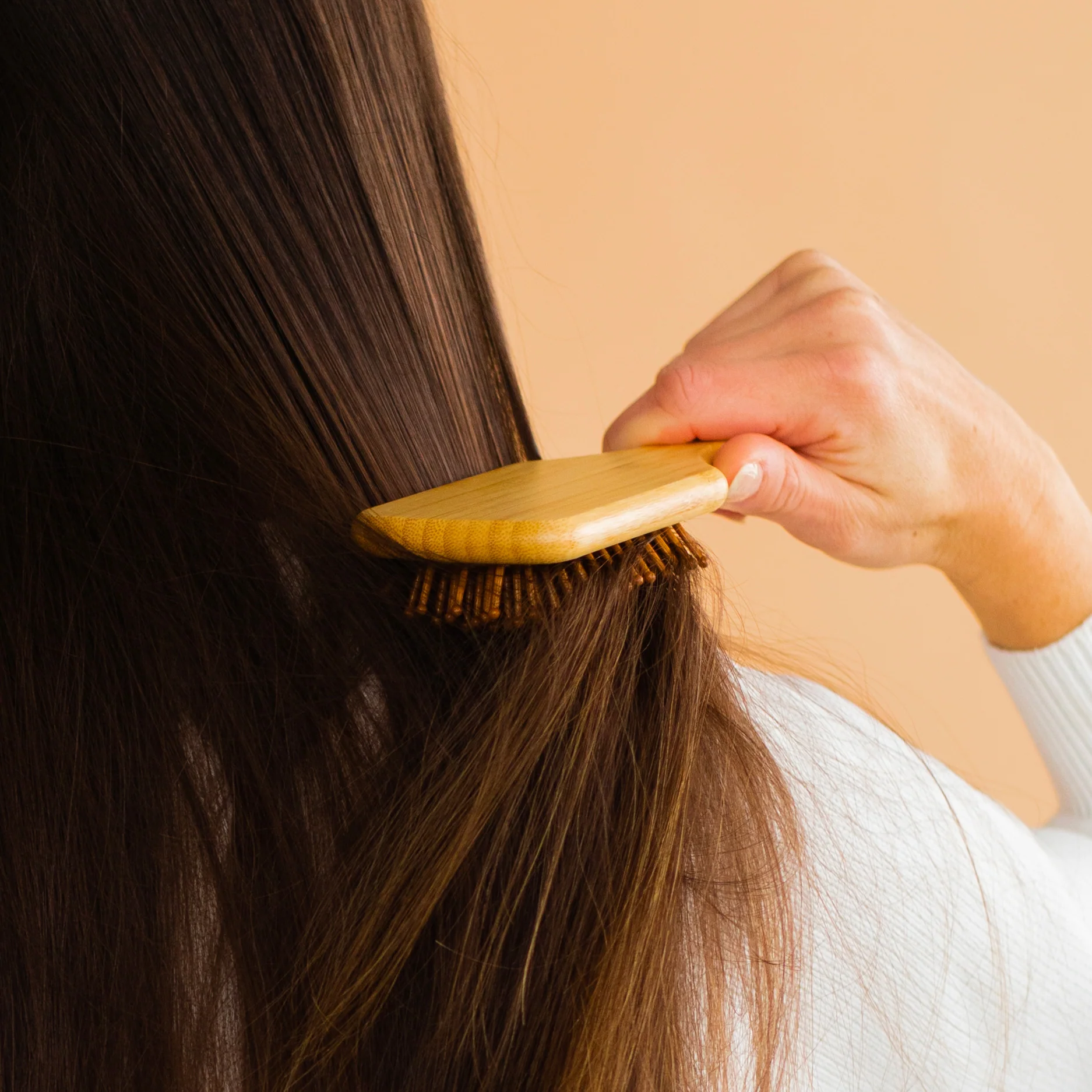 Small Bamboo Hair Brush - Image 2